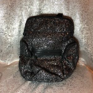 Black and Silver Speckled Backpack